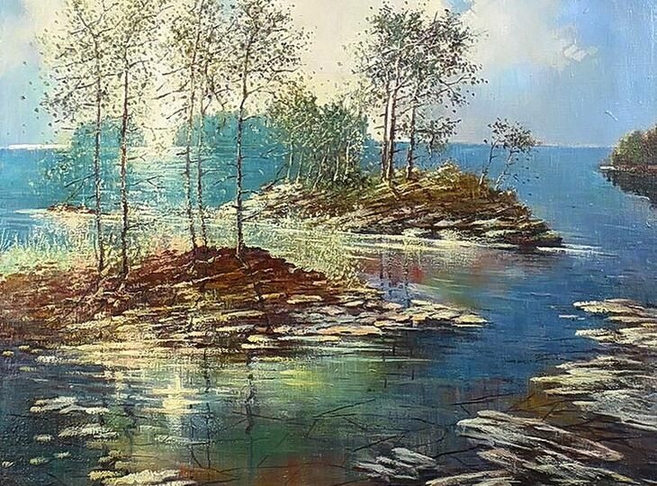 Прекрасная пейзажная живопись «Тайны красоты природы и бытия Святой земли». Художник Анатолий Куршин.