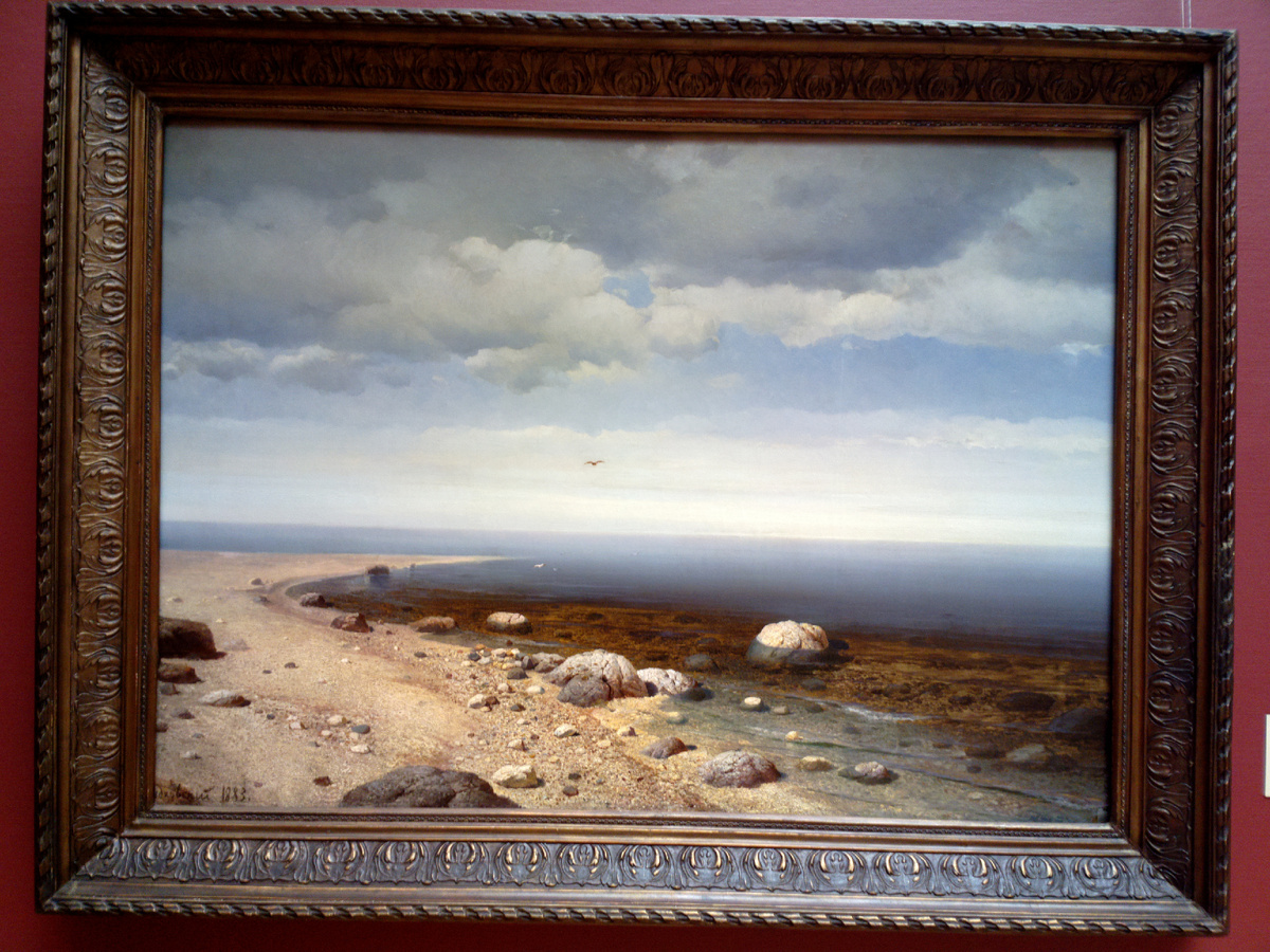 Руфин (Руфим) Судковский. Тишь на море. 1883. Государственная Третьяковская Галерея, Москва