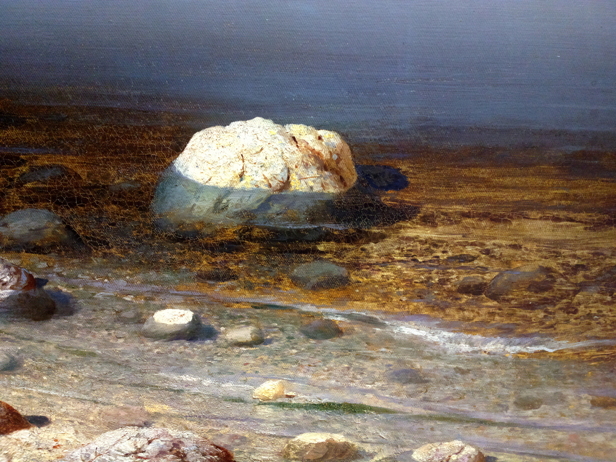 Руфин (Руфим) Судковский. Тишь на море. 1883. Государственная Третьяковская Галерея, Москва