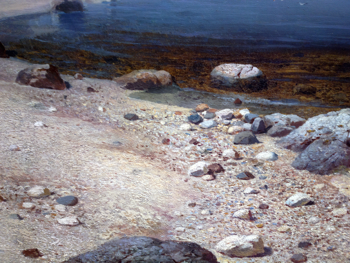 Руфин (Руфим) Судковский. Тишь на море. 1883. Государственная Третьяковская Галерея, Москва