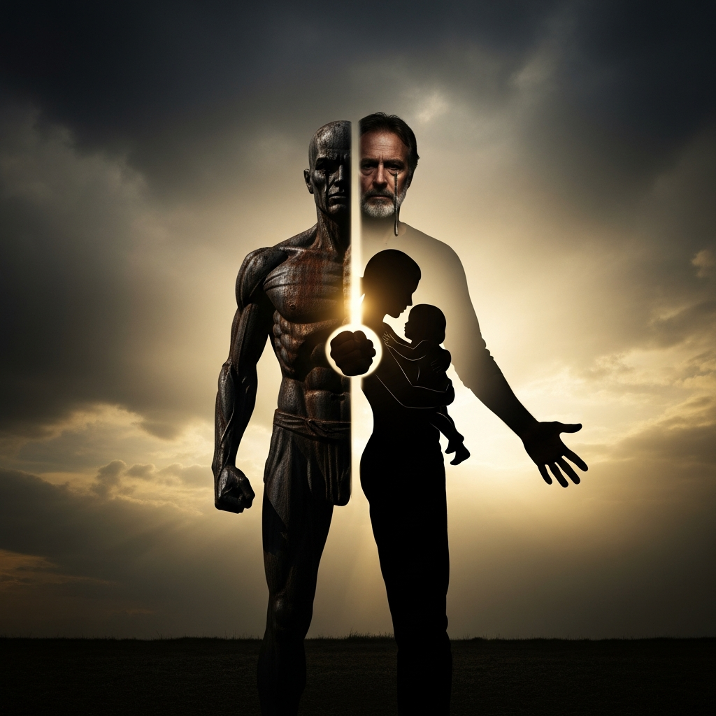 Между броней и сердцем — пропасть длиною в жизнь. Но иногда достаточно одного шага, чтобы её преодолеть.