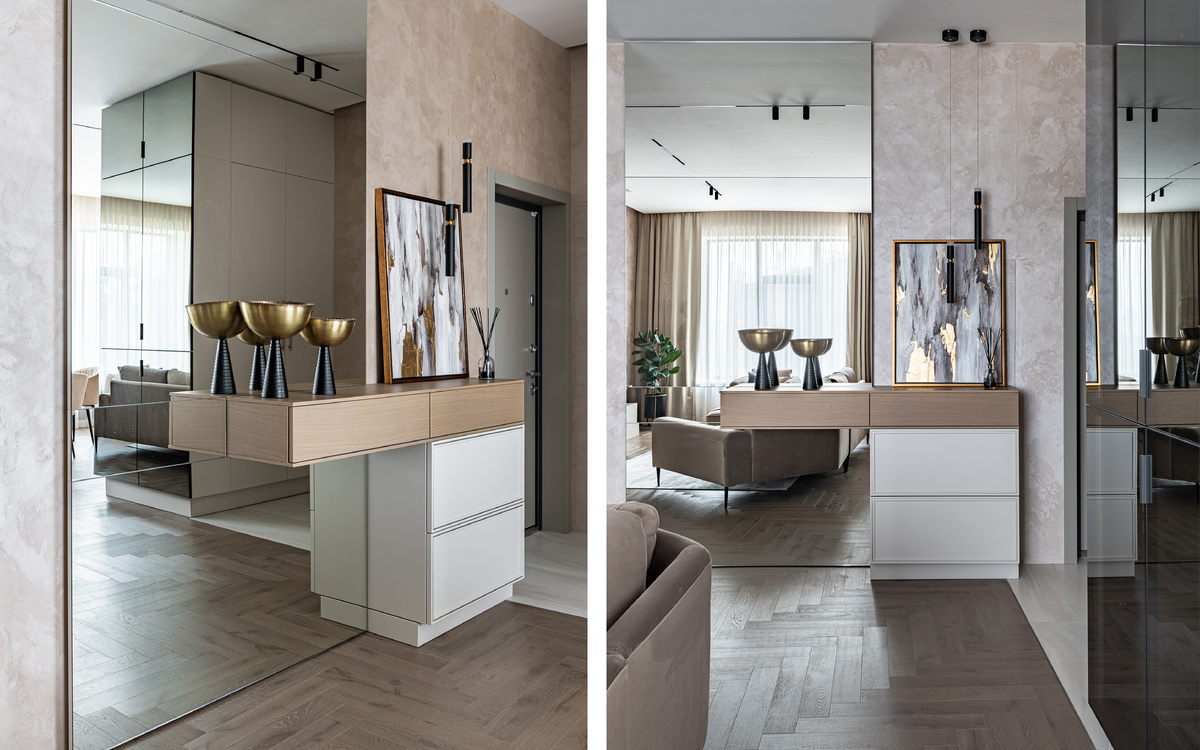 Реализованный нами интерьер квартиры в ЖК Серебряный парк