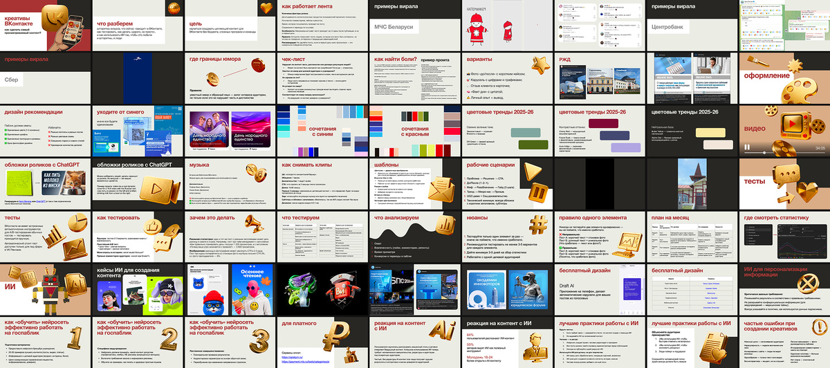 Пример структуры презентации