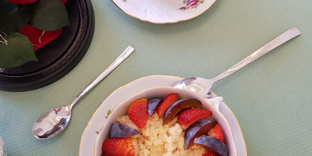 Пшеничная каша на молоке