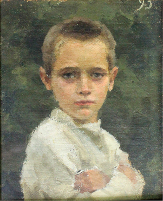  Портрет мальчика Коли. 1893