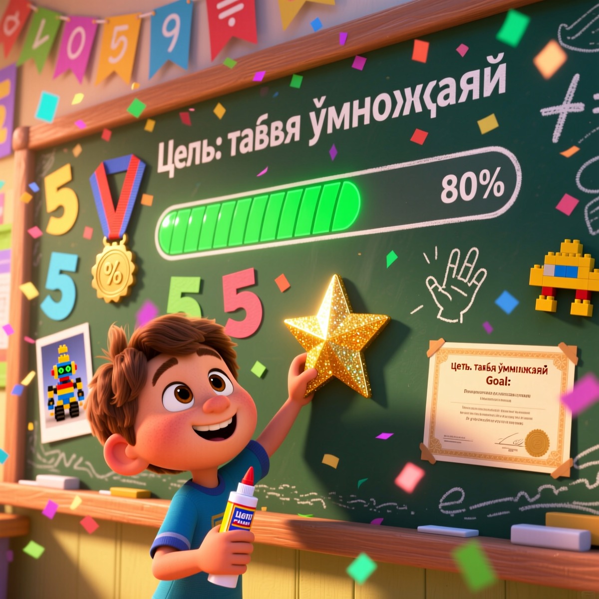 Учеба — это не про «исправил двойку», а про «достиг новой высоты»! Создаем галерею успехов, которая мотивирует ребенка каждый день.