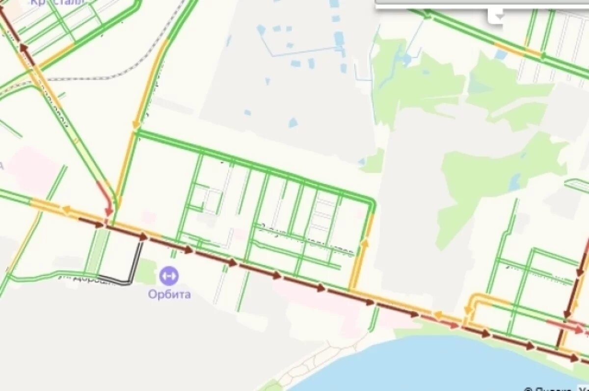    Тверь встала в пробках после первого снега