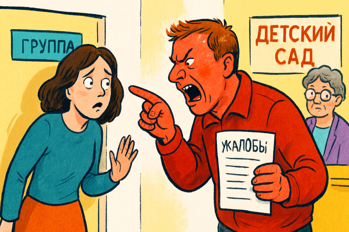 Неадекватный родитель устраивает скандалы и угрожает мне расправой, а заведующая говорит: «Не раздувай конфликт». Куда жаловаться на угрозы в детском саду?