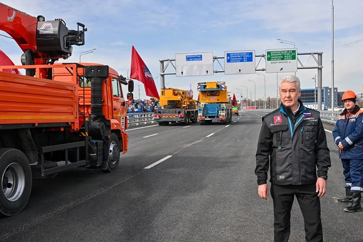    Собянин: на западе Москвы выполнено 57 дорожных улучшений