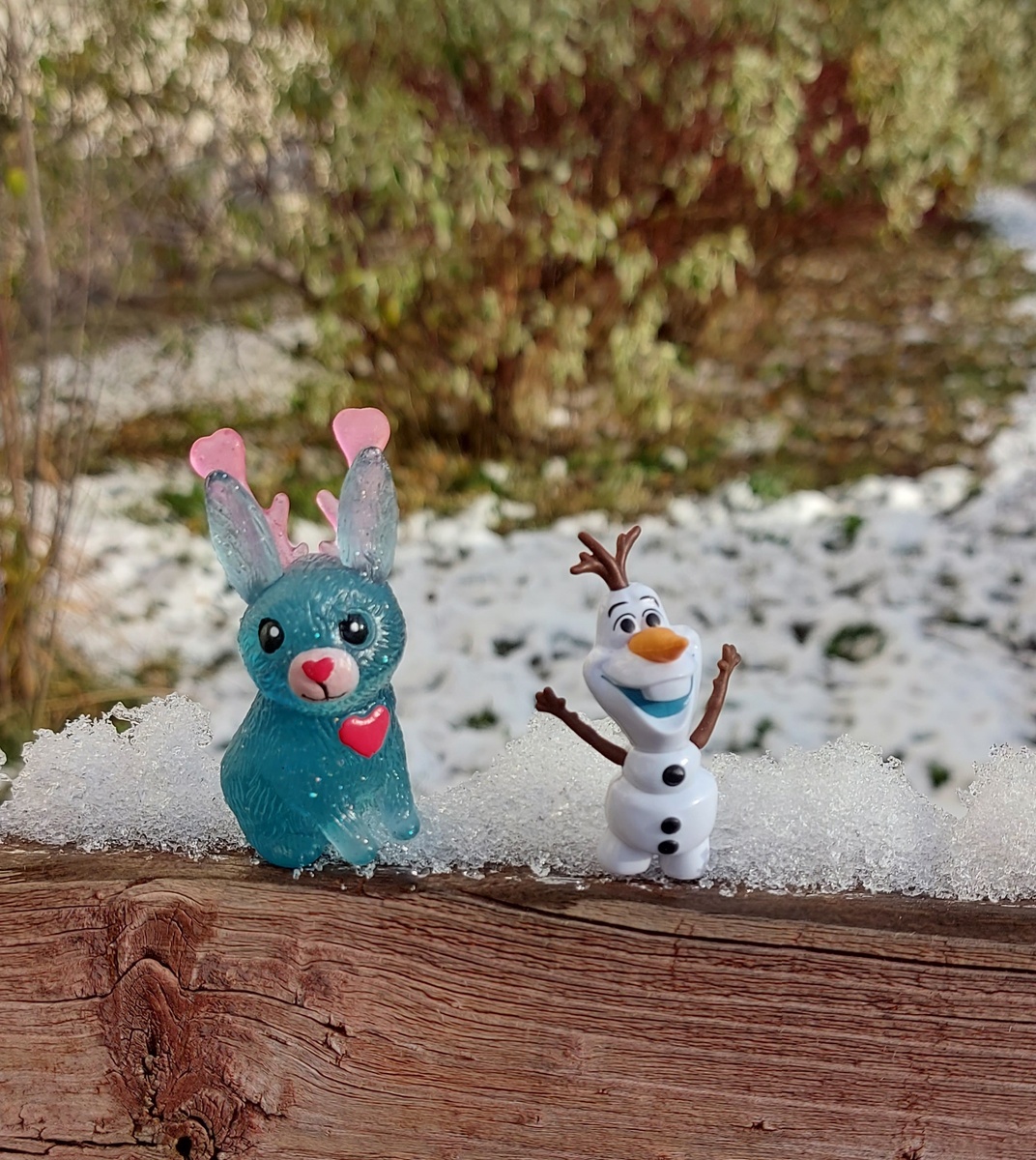 Кармашники Юлик и Олаф. Фото автора канала.