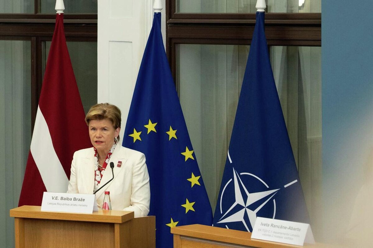 Министр иностранных дел Латвии Байба Браже © соцсети