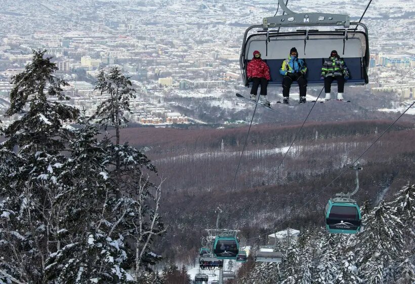     Курорт "Горный воздух" на Сахалине. © РИА Новости. Владимир Михайлов