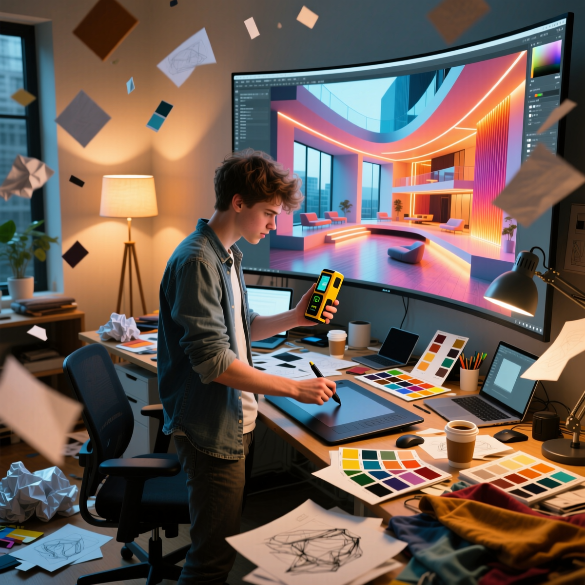 Он превращает квадратные метры в эмоции! Как дизайнер интерьеров использует геометрию, чтобы создать пространство, где хочется жить, а не просто находиться.