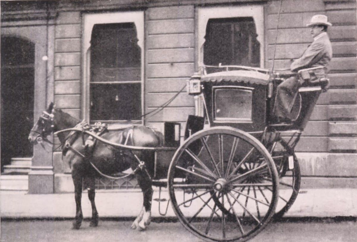 Один из первых видов такси!