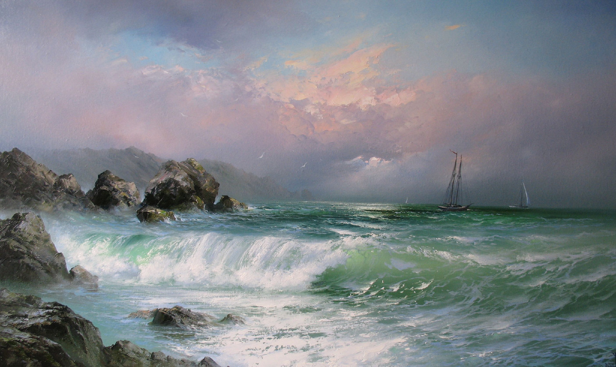 Мастер-класс по живописи «Море. Крым» Антон Владимирович Сухоруков