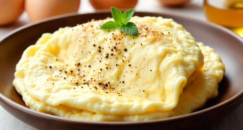    Заменяю молоко в омлете 1 продуктом и получаю нежнейшее «облачко»: хитрость приготовления от шеф-повара