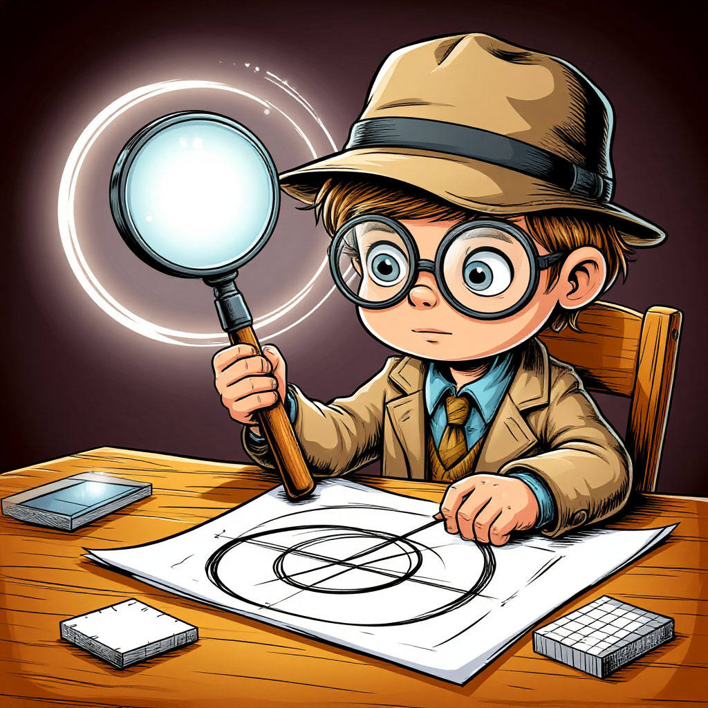 Центр окружности — невидимка? Не проблема! Секретный метод, который позволит найти его за 30 секунд с помощью простой линейки и угольника.