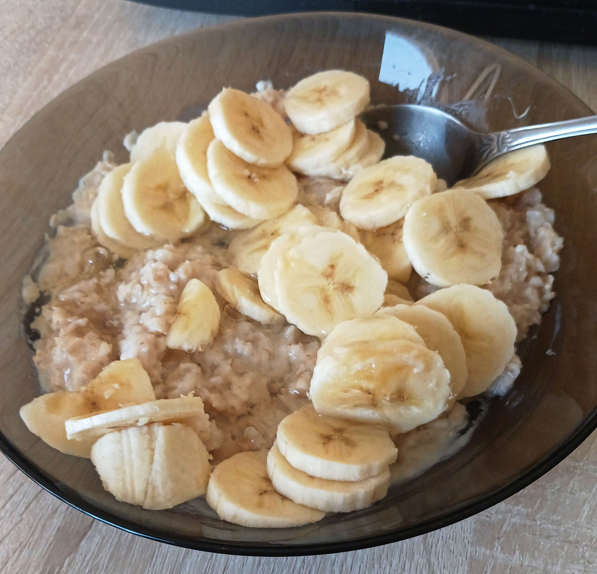 Утро начинается с кашки :)