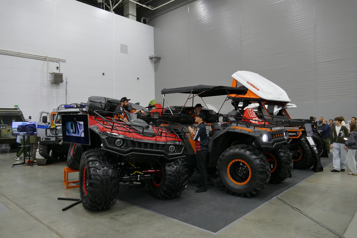 Как и в прошлом году, много квадроциклов-переростков.