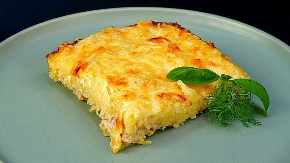 картофельная запеканка с сыром