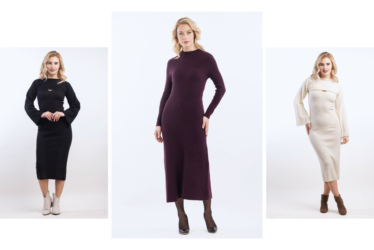 Кашемировые платья от KHAN.CASHMERE