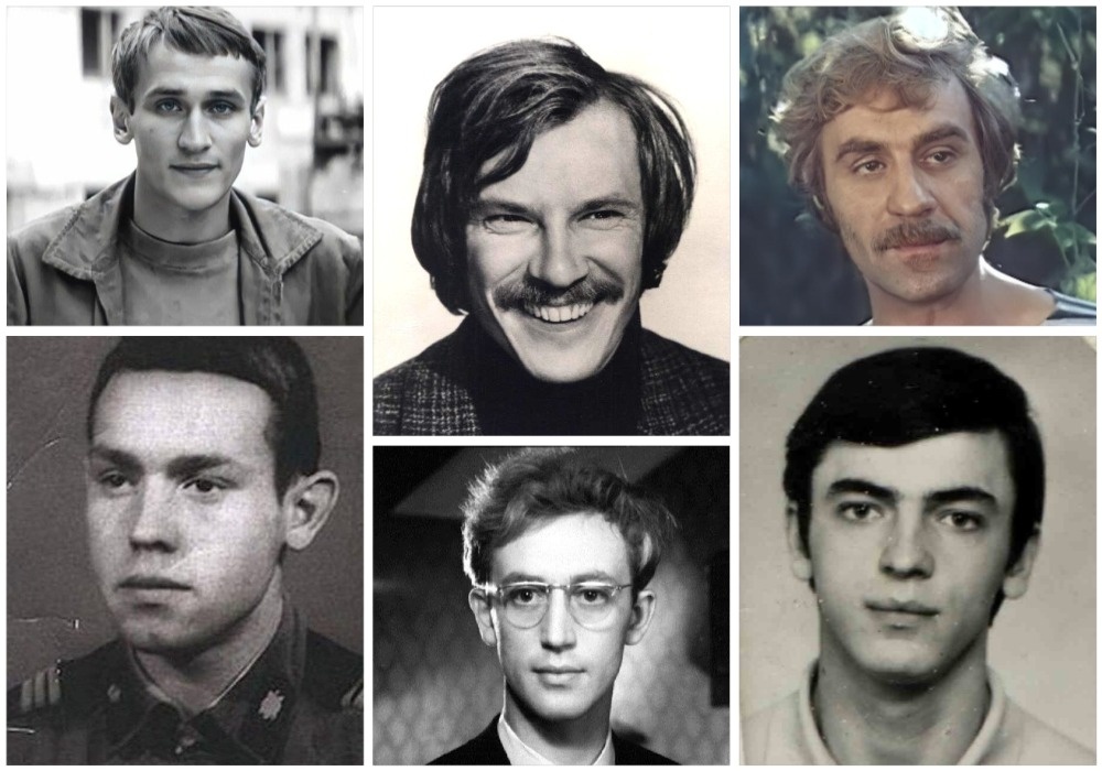 мой фотоколлаж - Назовите советского актера на фото в молодости. Тест