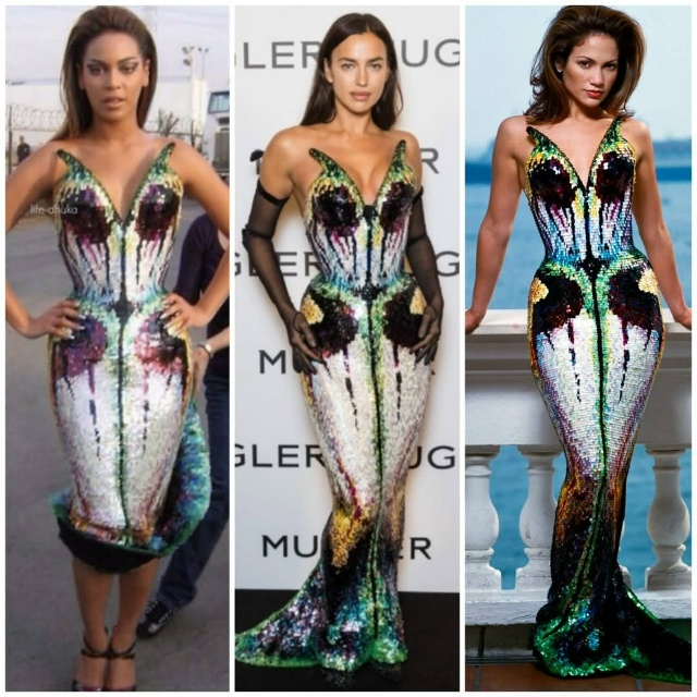 Платье коллекции 1997 г. «СКАНДАЛ» КУТЮР-ШОУ «НАСЕКОМЫЕ» от MUGLER