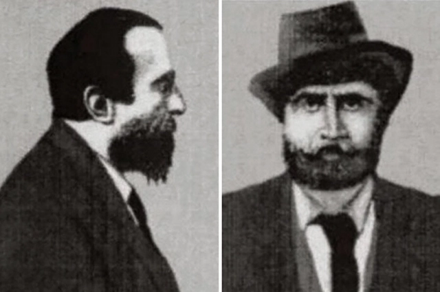 Корнет Савин. Снимок сделан 26 января 1902 года в Центральном антропометрическом бюро в Париже Фото: cdni.russiatoday.com