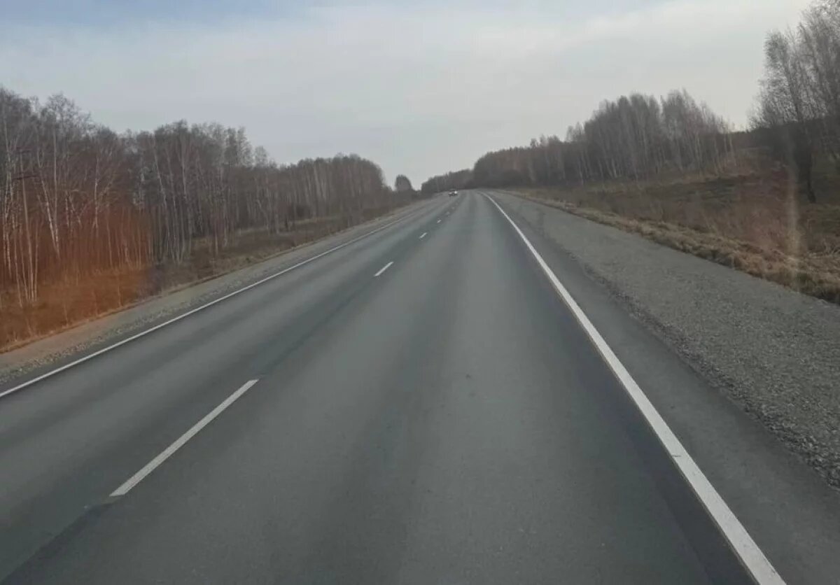    Более 17 км дороги «Новосибирск – Ленинск-Кузнецкий» отремонтировали в НСО