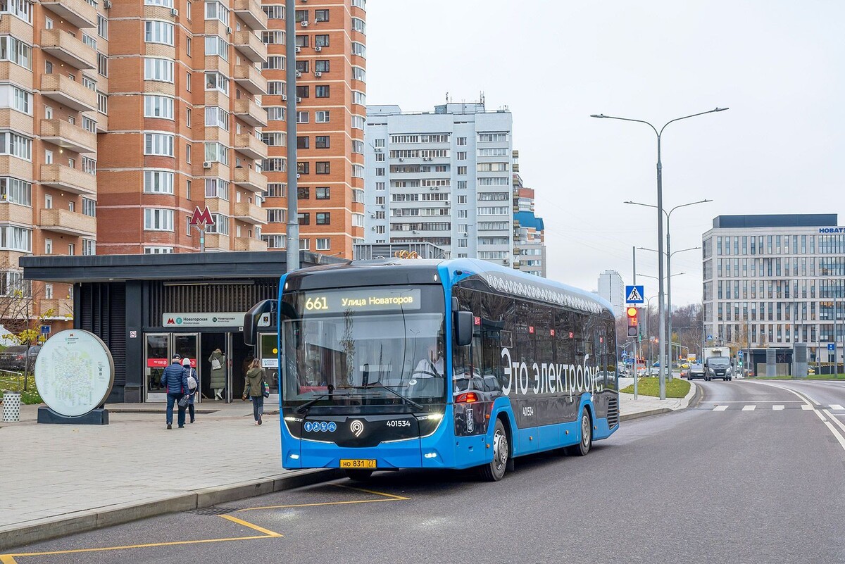    Два новых электробусных маршрута начали курсировать в двух округах Москвы