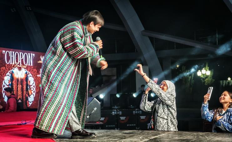 На фестивале Chopon Fest 2025 в Ташкенте. Фото Андрея Кудряшова/«Фергана»