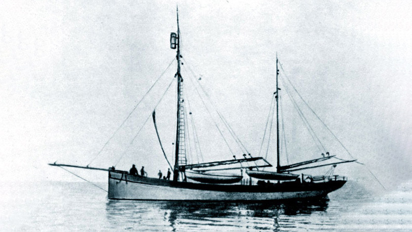 Парусно-моторный кеч "Геркулес" экспедиции Владимира Русанова. Фото: https://ru.wikipedia.org