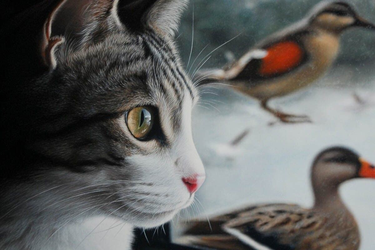 Если вы не развлекаете кошку, она ищет себе развлечение сама. Источник: нейросеть📷
