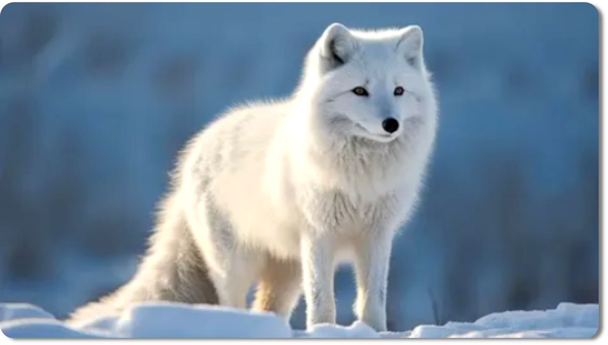 Песец - это очаровательное хищное млекопитающее