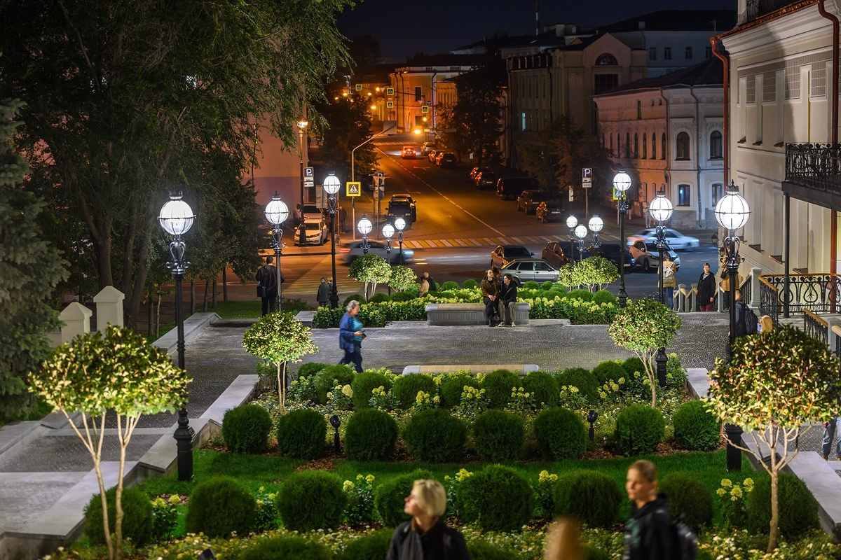 Осветительное оборудование САРОС/ Сквер Зилант, Казань / фото САРОС, Наиль Зоркий