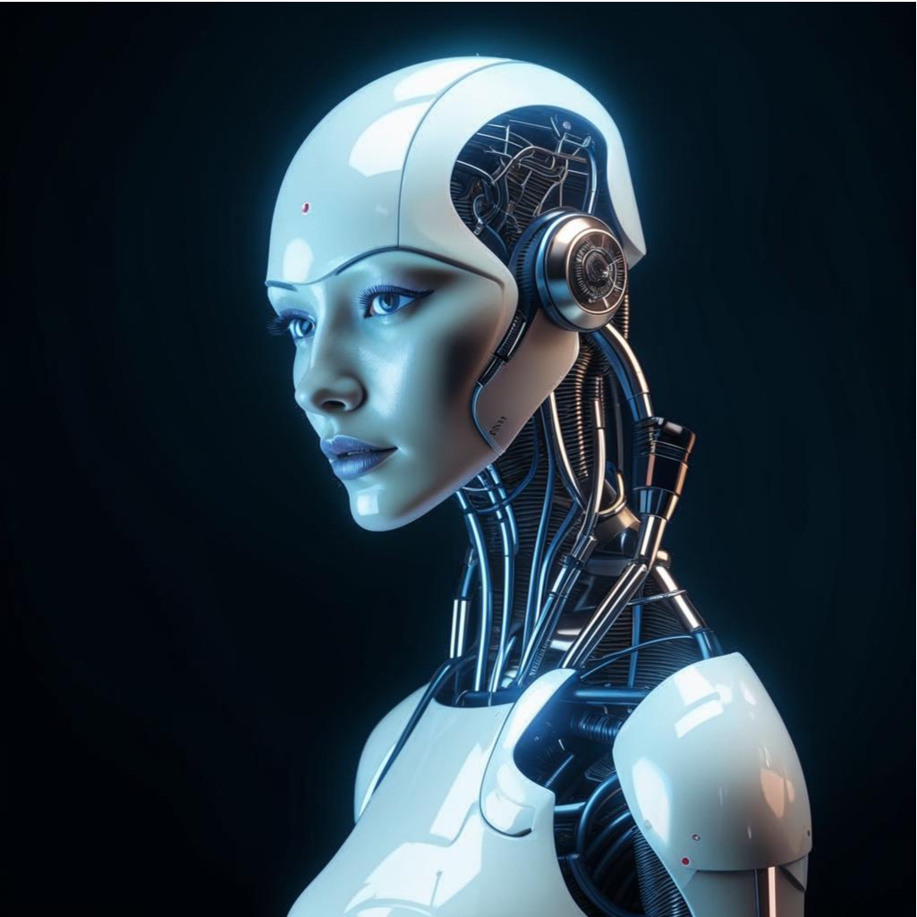 Андроид. Иллюстрация сгенерирована нейросетью