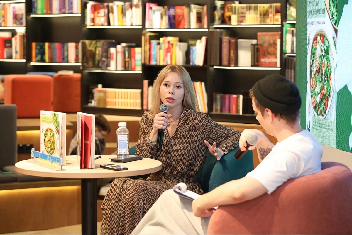 На встрече с читателями