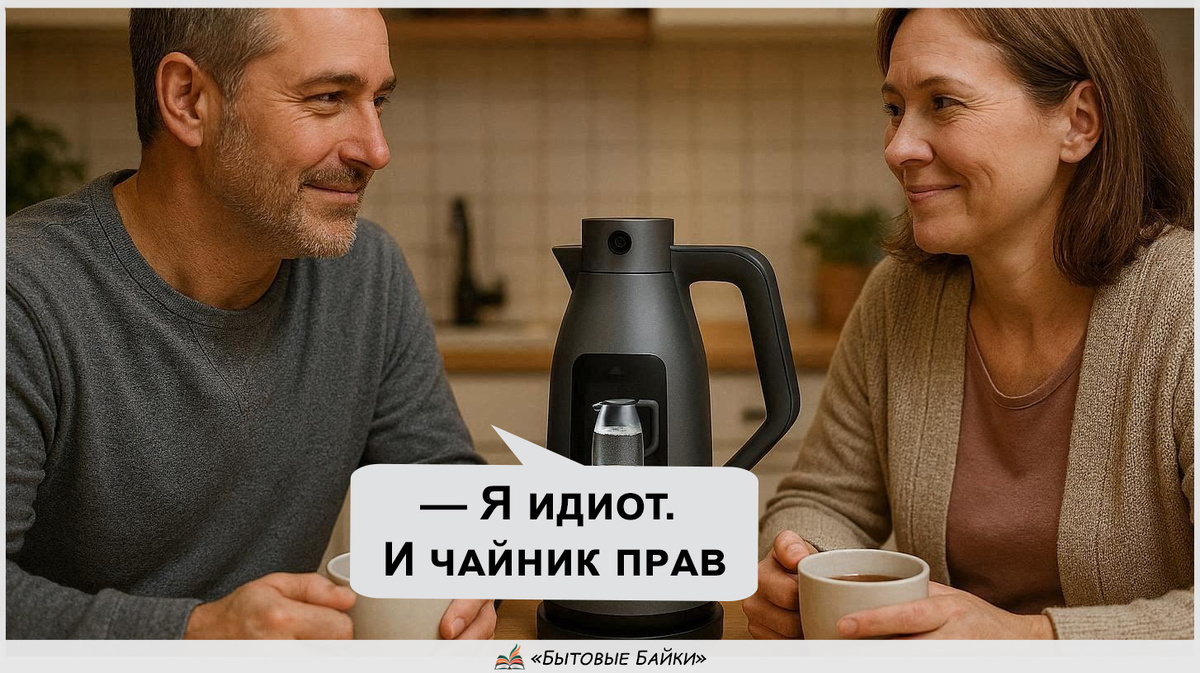 Почему наш чайник отказался кипятить воду во время ссоры - Рассказ