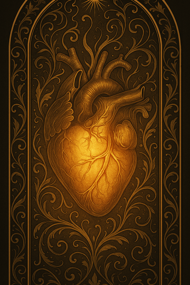 
Он черпает из сердца силы