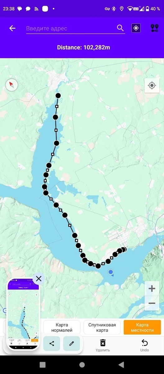 Наш предполагаемый маршрут.