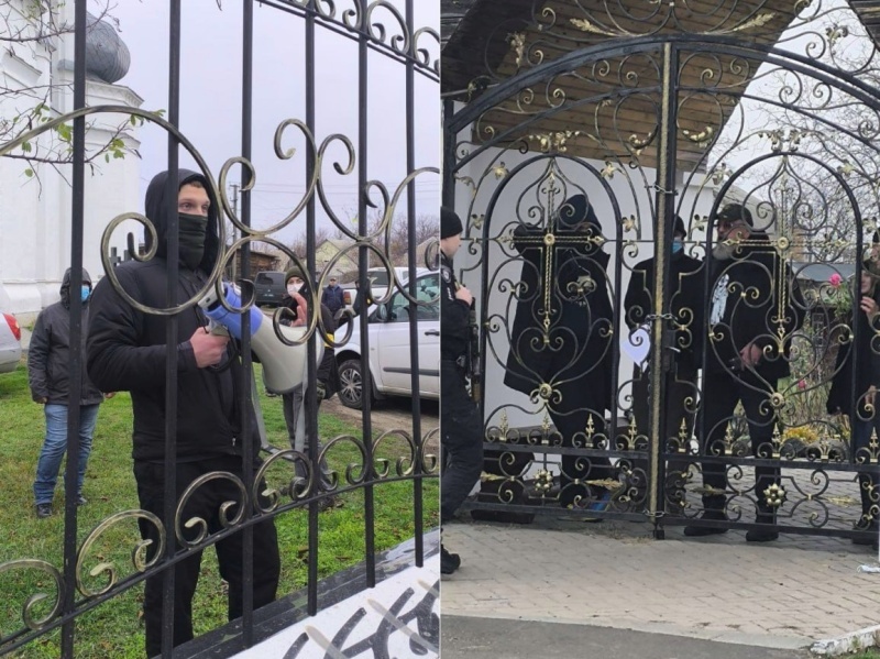    В Черкасской области храм УПЦ захватили боевики-националисты