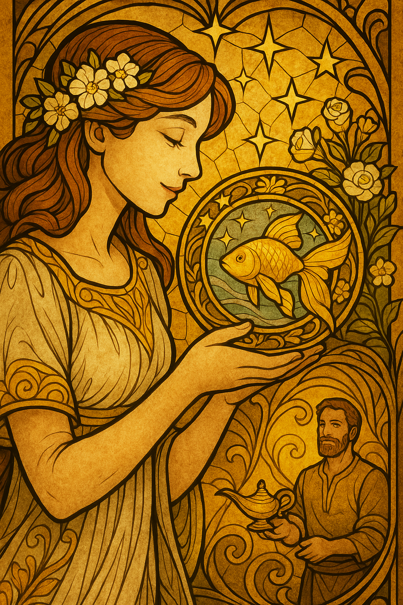 Золотую рыбку я подарил жене