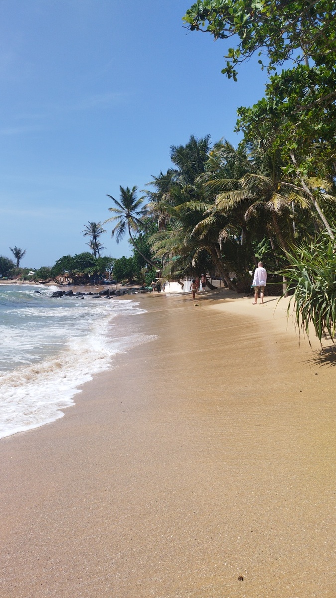 Сами пляжи чистые. Но когда сильные волны (за два дня, "когда" - это  всегда) - мусор, бывает, в море и плавает. Его убирают. 