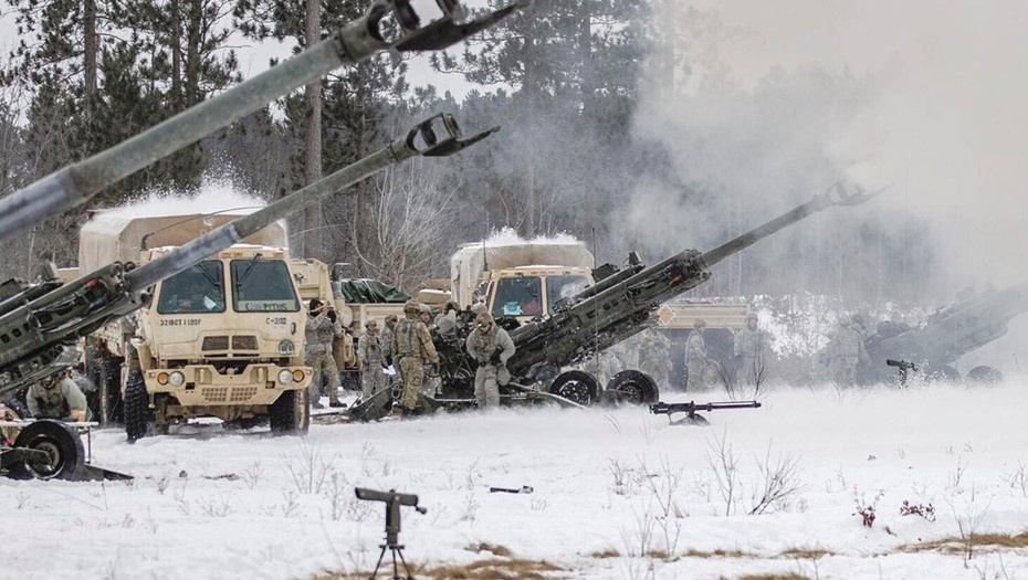 Автор фото: NATO/Flickr. Артиллерийские учения Northern Strike 225 в Финляндии.