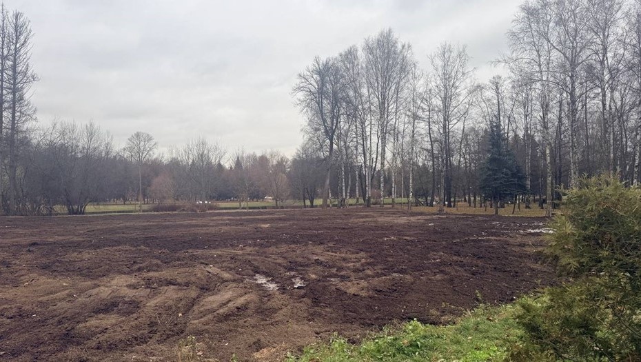 Автор фото: ККИ Петербурга. Последствия демонтажа незаконного спорткомплекса "Спорт Палас" на Крестовском острове в Петербурге, ноябрь 2025 года.