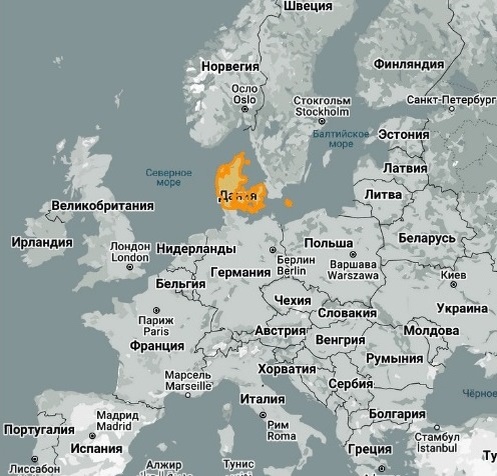 Карта З. Европы