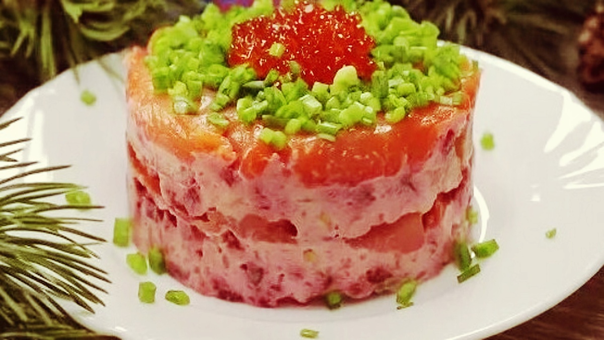 Салат "Норковая шуба".    