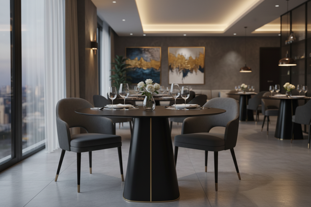 Дизайнерское подстолье из металла