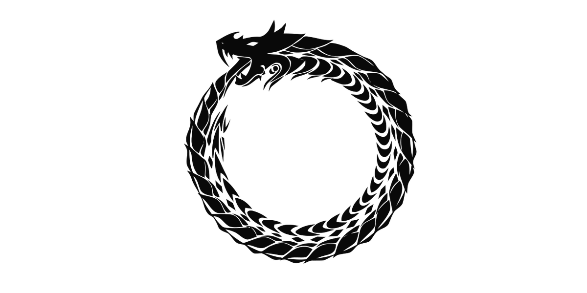 Застройщик, кусающий себя за свой же хвост. Уроборус найден на просторах Интернета.