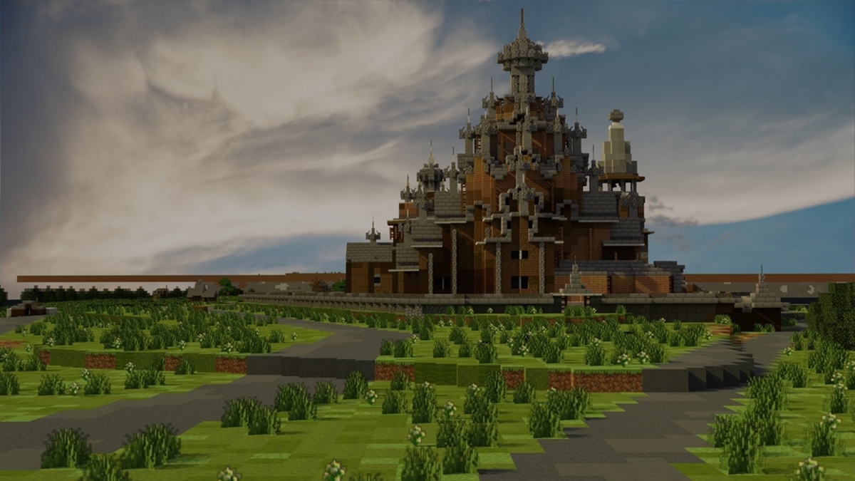    Кижский погост воссоздали в Minecraft в рамках международного проекта© Музей Кижи